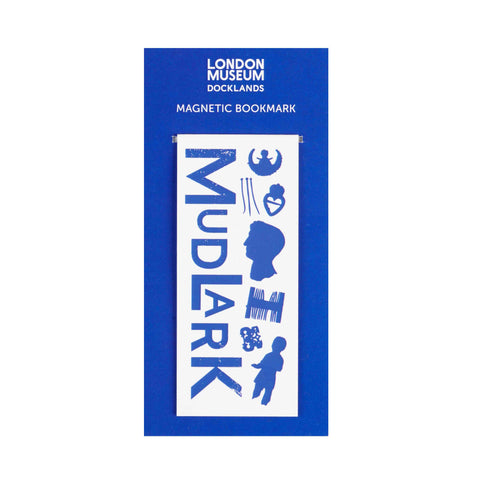 Mudlark silhouette magnetic bookmark