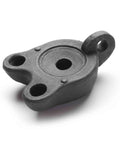 Limited edition replica Roman ceramic oil lamp, black