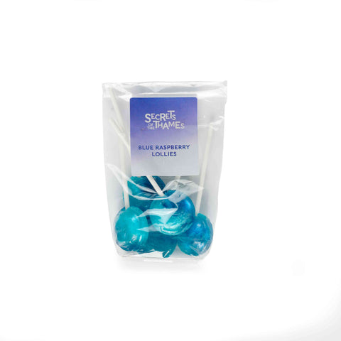 Secrets of the Thames raspberry Lollipops