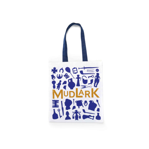 Mudlark silhouette tote bag