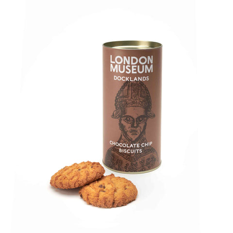 Chocolate chip biscuit drum 160g