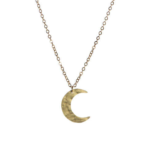 Luna moon pendant necklace