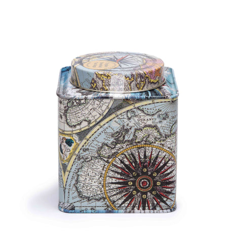 Twist lid 'Adventure' caddy filled with tea