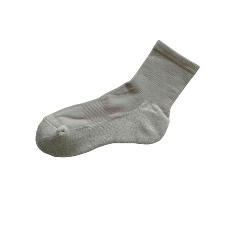 Light grey cotton cashmere walking socks