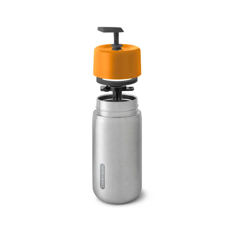 Orange insulated 340ml travel cup