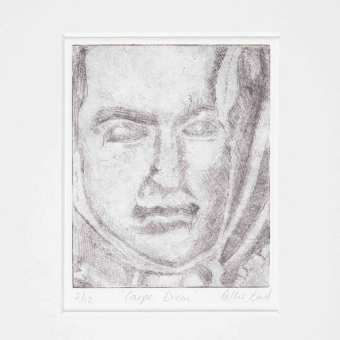 Carpe Diem dry point etched limited edition print