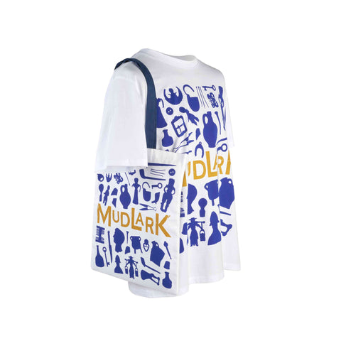 Mudlark silhouette tote bag
