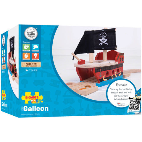 Galleon wooden pirate ship