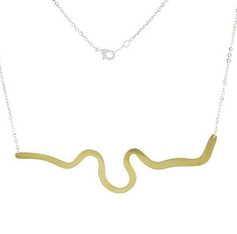 Necklace River Brass
