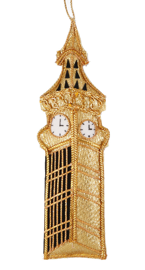 Embroidered Fabric Big Ben Decoration
