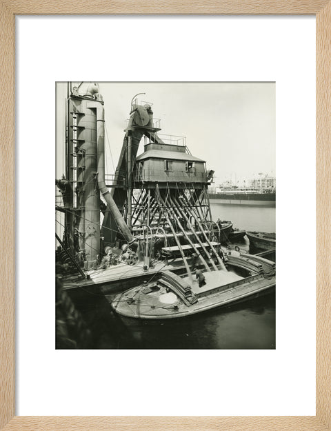 Floating Grain Elevator Royal Victoria Dock c.1938