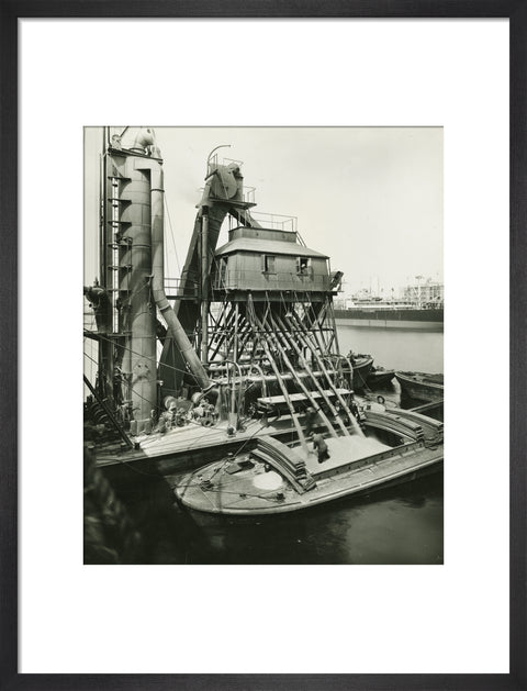 Floating Grain Elevator Royal Victoria Dock c.1938