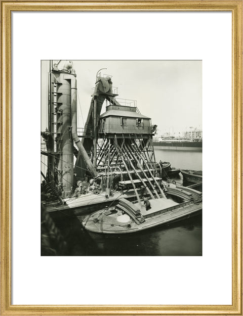 Floating Grain Elevator Royal Victoria Dock c.1938