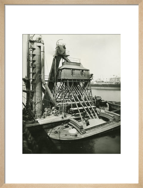 Floating Grain Elevator Royal Victoria Dock c.1938