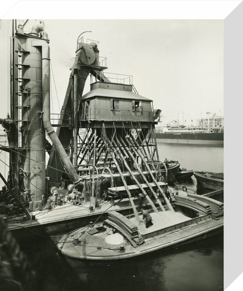 Floating Grain Elevator Royal Victoria Dock c.1938