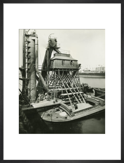 Floating Grain Elevator Royal Victoria Dock c.1938