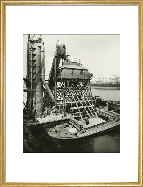Floating Grain Elevator Royal Victoria Dock c.1938