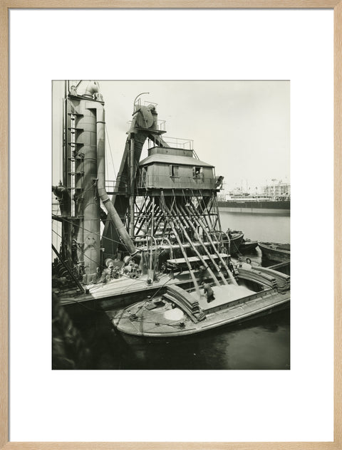 Floating Grain Elevator Royal Victoria Dock c.1938