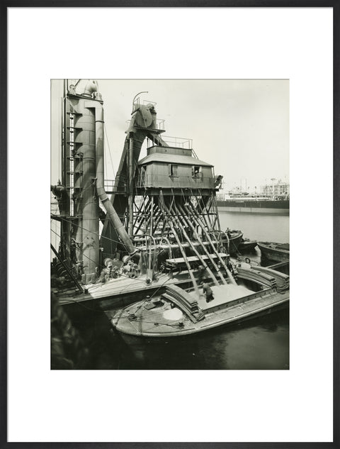 Floating Grain Elevator Royal Victoria Dock c.1938