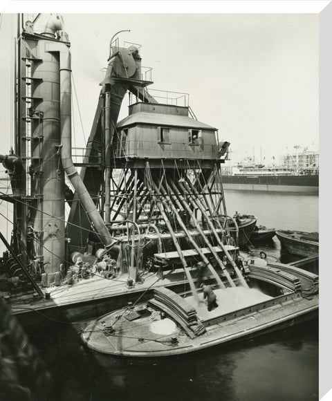 Floating Grain Elevator Royal Victoria Dock c.1938