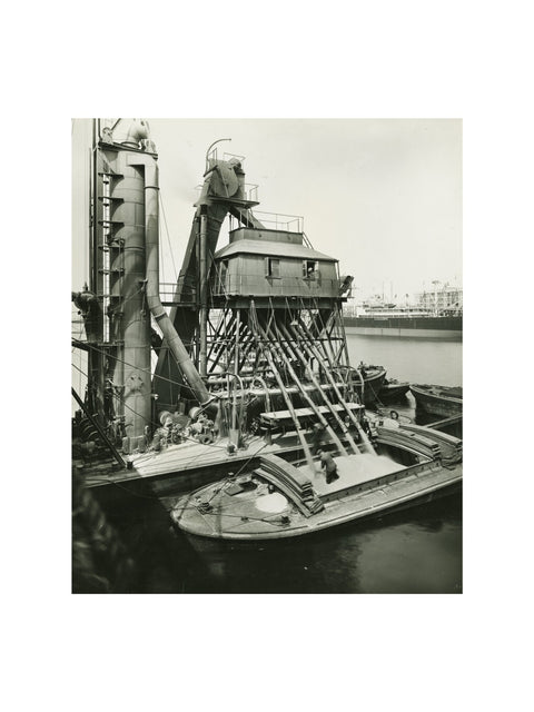 Floating Grain Elevator Royal Victoria Dock c.1938