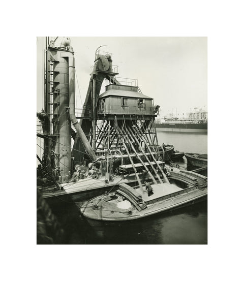 Floating Grain Elevator Royal Victoria Dock c.1938