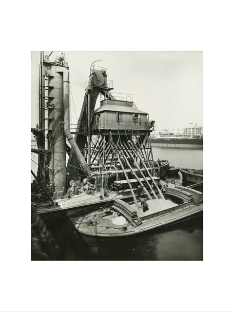 Floating Grain Elevator Royal Victoria Dock c.1938