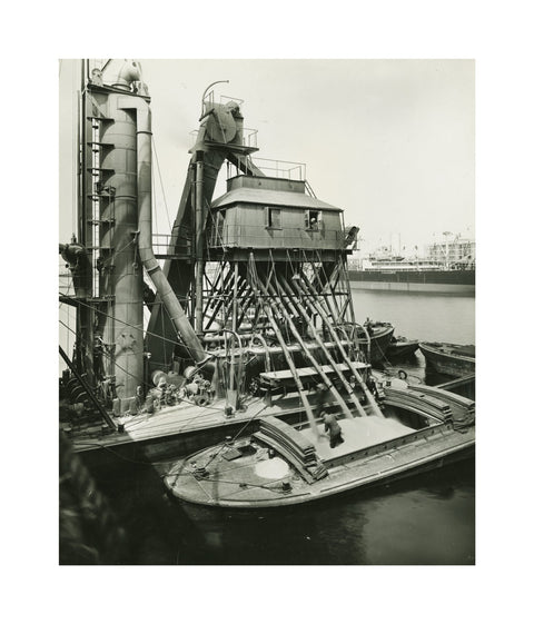 Floating Grain Elevator Royal Victoria Dock c.1938