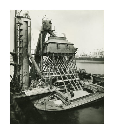 Floating Grain Elevator Royal Victoria Dock c.1938