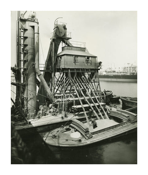 Floating Grain Elevator Royal Victoria Dock c.1938