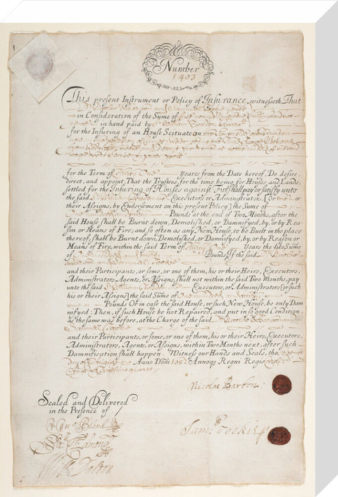Insurance policy number '1403'
