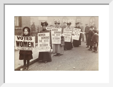Suffragette poster parade C.1907