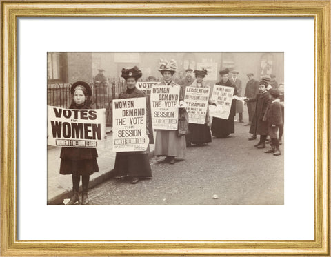 Suffragette poster parade C.1907