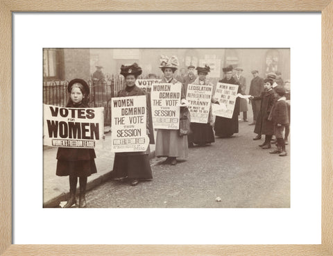 Suffragette poster parade C.1907