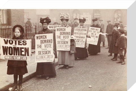 Suffragette poster parade C.1907