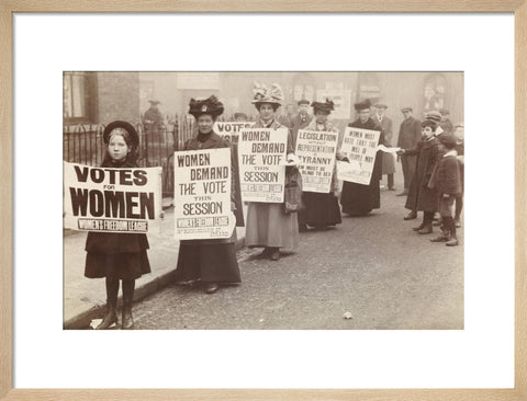Suffragette poster parade C.1907