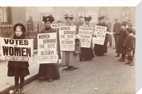 Suffragette poster parade C.1907