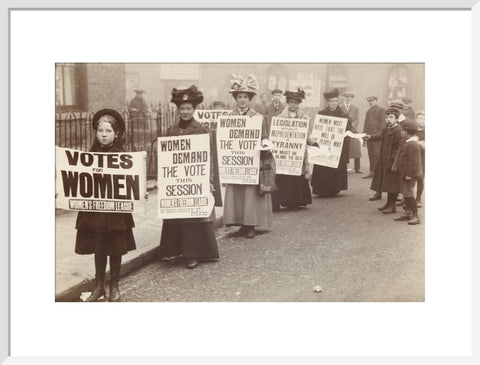 Suffragette poster parade C.1907
