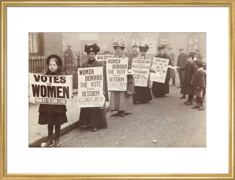 Suffragette poster parade C.1907