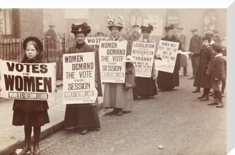 Suffragette poster parade C.1907