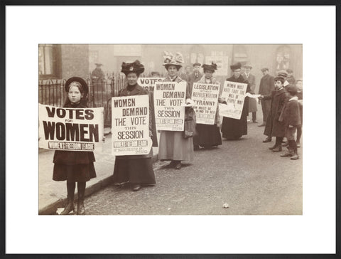 Suffragette poster parade C.1907