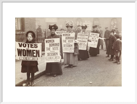 Suffragette poster parade C.1907