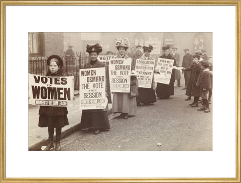 Suffragette poster parade C.1907
