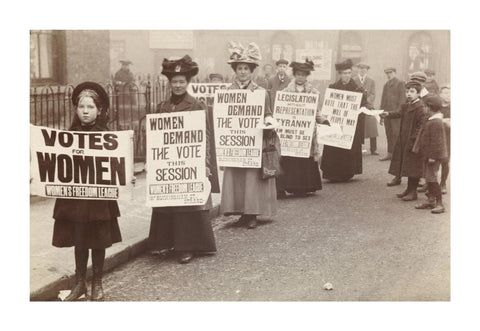 Suffragette poster parade C.1907