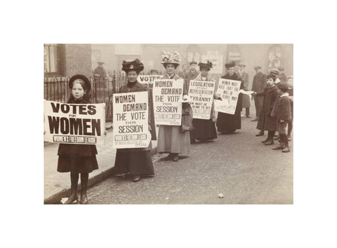 Suffragette poster parade C.1907