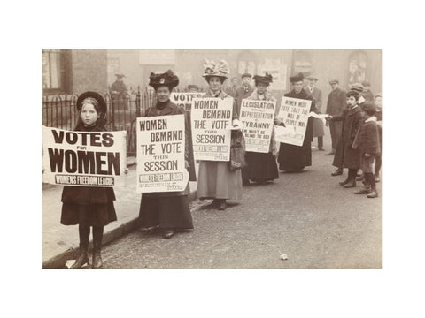Suffragette poster parade C.1907