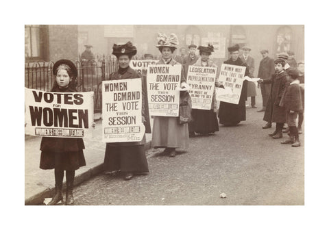 Suffragette poster parade C.1907