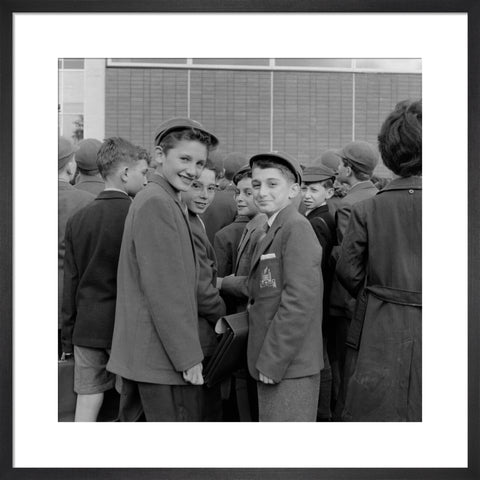 Pupils first day at the Jews Free School