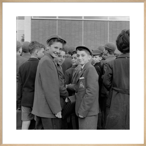 Pupils first day at the Jews Free School