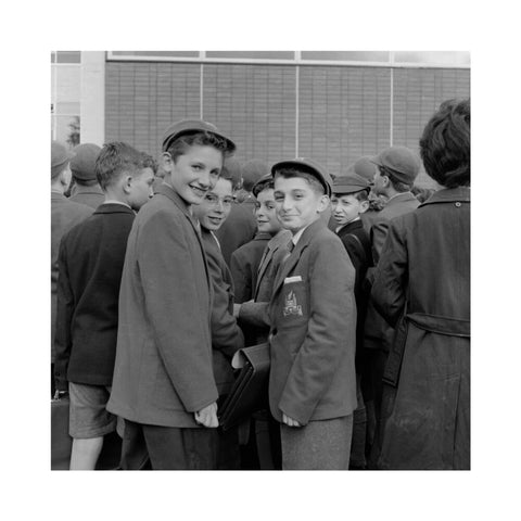 Pupils first day at the Jews Free School